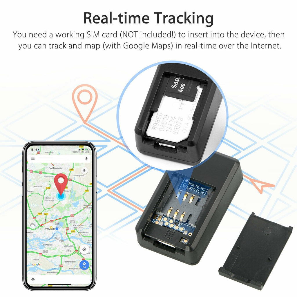 Mini localizador GPS magnético